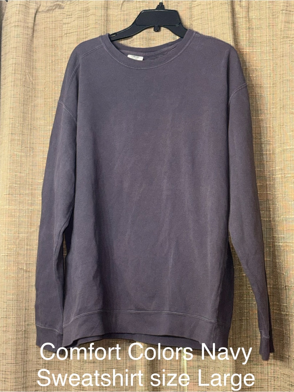Comfort Colors Navy Crewneck Sweatshirt